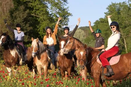 Passeggiata a cavallo a Siena